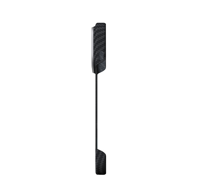 Безрамочный чехол Magssory Aramid Zero Case с MagSafe для iPhone 17 Pro Max, Black на белом фоне Nice Case