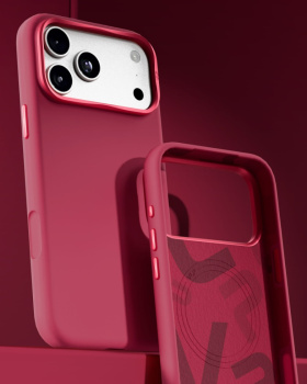 Чехол VLP Aster Pro Case с MagSafe для iPhone 18 Pro, красный (10524234) на фоне в магазине Nice case